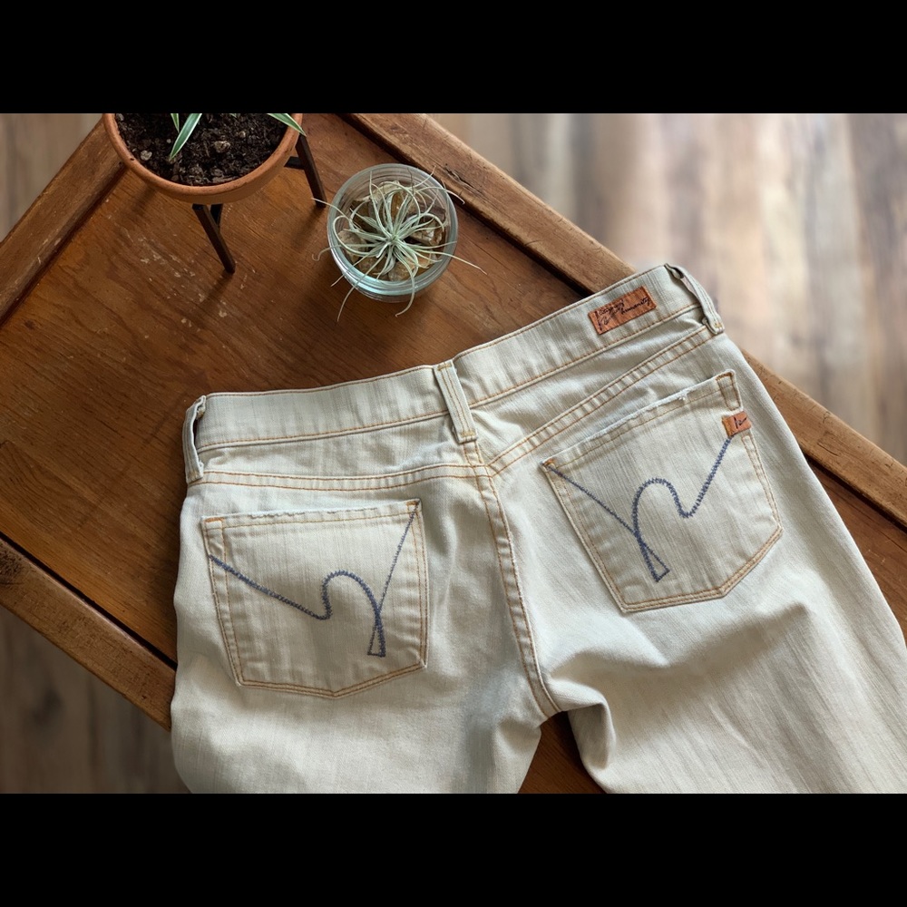 Citizens of Humanity women’s cream/light tan jeans